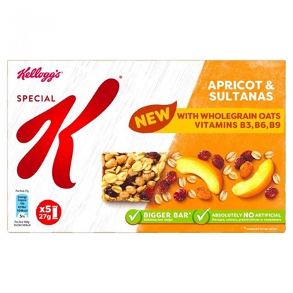 Picture of KELLOGGS SPK OAT BARS APRICOT